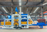 Machine à fabriquer des blocs de béton entièrement automatique QT12-15, ligne de production de briques haute capacité, usine de briques en ciment