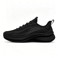 Chaussures de sport décontractées rétro pour hommes, empeigne en mesh, semelle épaisse, absorption des chocs, chaussures de marche pour les trajets quotidiens et le jogging, OEM personnalisé