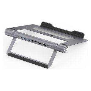 Soporte para portátil 3 Kg Docking Station 9 en 1 Plata ICA NTB DOCK91 - Product Image 3