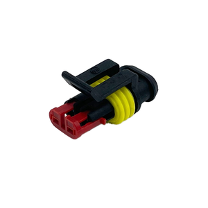 TYCO <span class=keywords><strong>AMP</strong></span> 282080-1/282104-1 <span class=keywords><strong>Conector</strong></span> automático de <span class=keywords><strong>2</strong></span> pines Impermeable Automotriz Enchufe de cable de <span class=keywords><strong>2</strong></span> vías Cobre 25A para <span class=keywords><strong>conector</strong></span> de coche eléctrico - Product Image 2