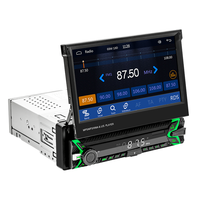 Radio para Auto Universal de 1 Din con Pantalla Táctil Capacitiva de 7 Pulgadas, Reproductor MP5 con Carplay y Android Auto