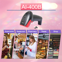 Lecteur de codes-barres mobile AIXW Scanner de codes-barres Android à balayage rapide Imprimante pour le mode de vérification de l'entrepôt de bureau