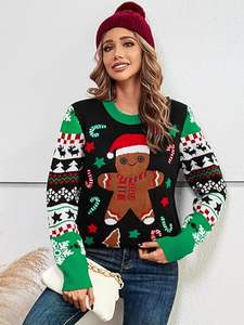 2024 Custom Design <strong>Women</strong> <strong>Christmas</strong> Sweater <strong>Plus</strong> <strong>Size</strong> <strong>Women</strong> Ugly Celebrity Carnival <strong>Christmas</strong> <strong>Jumpers</strong> - Product Image 3