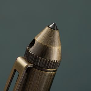 Тактическая ручка-револьвер из цельной латуни с узором «веревка», прочная, для выживания, EDC, портативная - Product Image 5