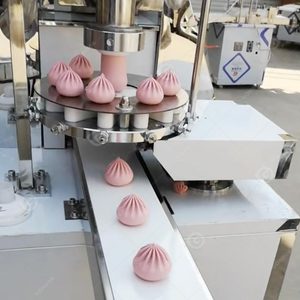 Double Round Bucket Steam Stuffing Bun Commercial Flour Baozi <b>Make</b> Automatic Semi-Automatic Form <b>Machine</b> - Product Image 3