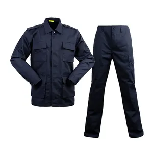 Dark Blue Color Security Uniforms Guard Uniforms Sample For Security Uniform