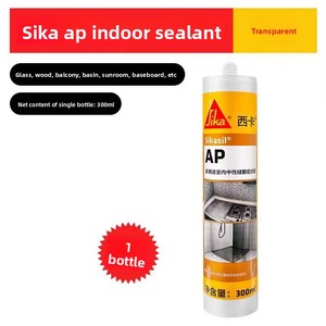 Scellant en <span class=keywords><strong>silicone</strong></span> Sikasil Ap, anti-moisissure, imperméable, pour portes universelles, salle de bain, douche, utilisation sèche et humide - Product Image 3
