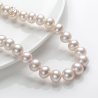 Collier de perles Edison AAA- Light Lavender de 9 à 11 mm