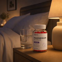 Gummies de glycinate de magnésium OEM 400 mg – Supplément de magnésium chélaté à absorption élevée pour le sommeil, la relaxation musculaire et la récupération – 60 unités