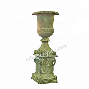 Garden Urns Wholesale Classic Large Decorative Cast Iron Garden Urn