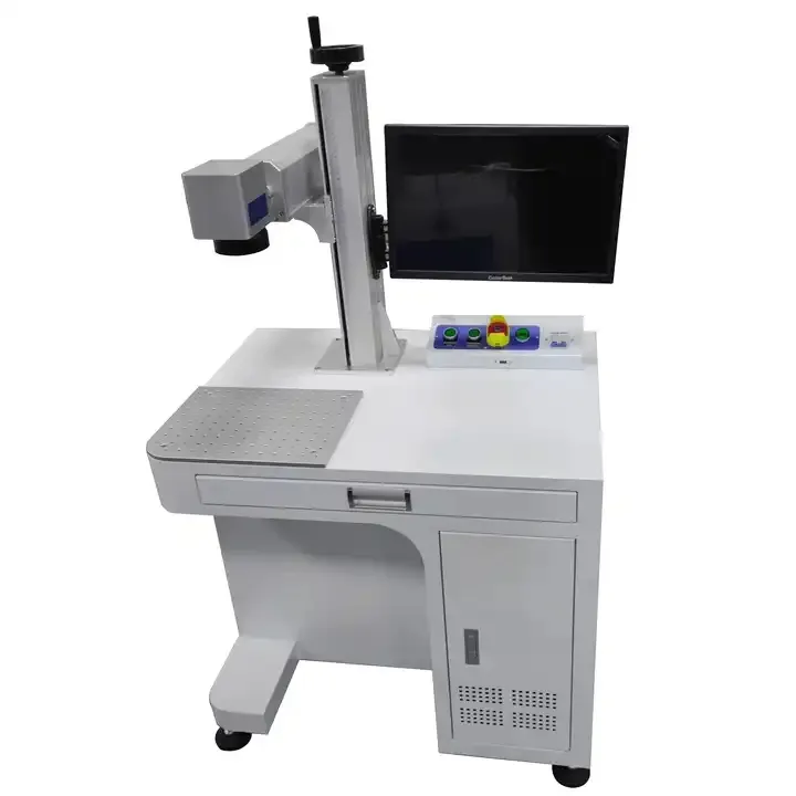 Ultra Fine e preciso facile operazione incisione Laser Logo macchina da stampa per tubi in PVC