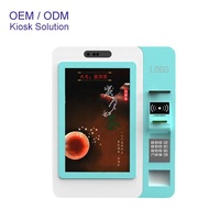 Pantalla táctil de 21,5 pulgadas, quiosco montado en la pared, quiosco de pago automático, Punto de Venta de terminal, pantalla táctil, quiosco de pedido automático