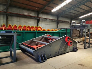 Cát mịn rửa tuyến tính khử nước nghiêng rung rung Màn hình máy tái chế với bơm áp lực hydrocyclone - Product Image 6