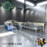 Solution clé en main complète : Ligne de remplissage et de sertissage automatique 2-en-1 pour canettes en aluminium, 15 000 CPH, 30 têtes, pour bière, soda et eau