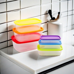 2025 các mặt hàng nhà bếp <span class=keywords><strong>6</strong></span> cái nhựa PP tươi giữ nhà bếp Organizer Box tủ lạnh thực phẩm lưu trữ <span class=keywords><strong>container</strong></span> <span class=keywords><strong>Set</strong></span> với nắp - Product Image 1