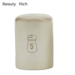 Ceramica Villager Salt & Pepper Shakers Set Crema Decorazione Accessori <span class=keywords><strong>Da</strong></span> Cucina Home Decor - Product Image 1