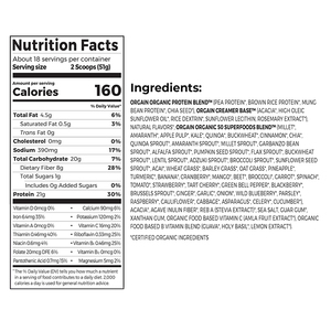 OEM organik vanilya fasulyesi bitki bazlı <span class=keywords><strong>Protein</strong></span> tozu yetişkinler için gdo olmayan prebiyotik elyaf Vegan Superfoods - Product Image 2