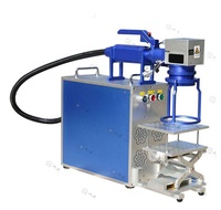 Machine de marquage laser à fibre mobile portable pour numéro de date de code QR de pneu