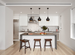 Apartamento de alquiler casa estilo Europa Matt lacado blanco pequeño gabinetes de cocina - Product Image 4
