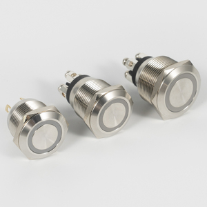 Interrupteur à bascule momentané en métal IP65 de 12 mm, 16 mm, 19 mm, 22 mm, 25 mm pour le contrôle des équipements de forage - Product Image 1