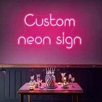 Diseño gratuito, luces de neón Led personalizadas, letrero de neón, letrero de luz de neón Led personalizado para boda, fiesta de cumpleaños, tienda, logotipo, hogar, Dropshipping