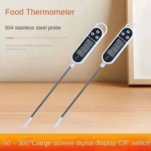 Termómetro Digital para Carne con Pantalla LCD, Acero Inoxidable 304, Lectura Instantánea, Conmutación C/F, Medición de Humedad para Cocina y Barbacoa - Product Image 3
