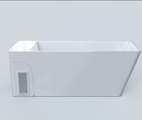 Nouvel arrivage Bain de glace intégré en acrylique Récupération de mouvement Plongeant à froid avec panneau de commande extérieur