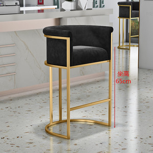 <span class=keywords><strong>Chaise</strong></span> <span class=keywords><strong>de</strong></span> <span class=keywords><strong>Bar</strong></span> moderne Simple <span class=keywords><strong>de</strong></span> Style nordique avec tabouret haut à cadre en métal en fer populaire à manger pour l'extérieur <span class=keywords><strong>de</strong></span> la cuisine extérieure à la maison - Product Image 6