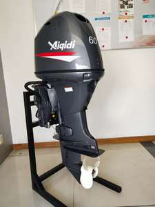 เครื่องยนต์เบนซิน F60 สีเทา พร้อมระบบ EFI พาวเวอร์ทริม สตาร์ท และรีโมทคอนโทรล ระบายความร้อนด้วยน้ำ - Product Image 3