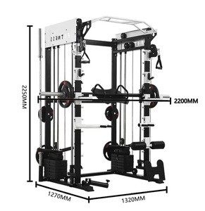 Máy tập đa năng XOYOOU Gym - Thiết bị tập thể dụ<span class=keywords><strong>c</strong></span> đa chứ<span class=keywords><strong>c</strong></span> năng/ Máy Smith đa năng/ Giá đỡ đa năng/ Máy tập <span class=keywords><strong>c</strong></span>áp đa chứ<span class=keywords><strong>c</strong></span> năng - Product Image 5