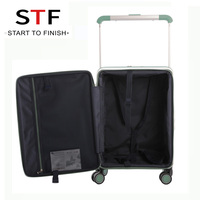20 25 29 pouces PP 3 pièces ensemble de bagages pour ordinateur portable avant ouvert grand bagage à main sur valise à roulettes léger étanche bagages en gros