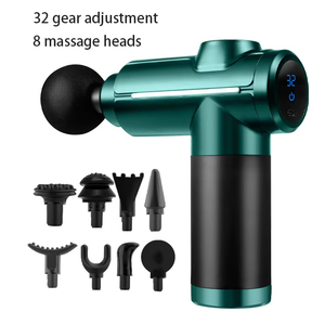 Meistverkaufte Handmassagepistole mit Bürstenmotor und 1200mAh Akku für Tiefenmuskelentspannung 8-Kopf-Massagegerät für Körperanwendung - Product Image 2