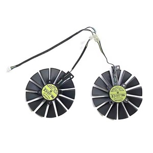 Ventilador de GPU T129215SM de 95 mm y 4 pines para tarjetas de video <span class=keywords><strong>ASUS</strong></span> STRIX RX 470 580 <span class=keywords><strong>570</strong></span> GTX 1050Ti 1070Ti 1080Ti Gaming - Product Image 3
