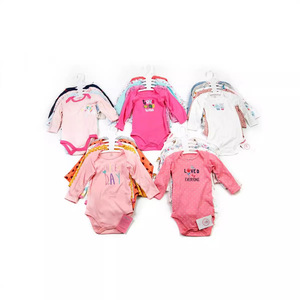 Conjunto de 5 Bodies de Algodão Dupla Face para Bebês Recém-Nascidos, Manga Longa, Sortidos para Meninos e Meninas - Product Image 2
