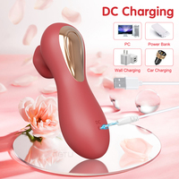 ALWUP Spezieller Mundförmiger Saugvibrator Vagina Nippel Klitoris Saugstimulation Leistungsstarkes Saug- und Blas-Sexspielzeug für Frauen