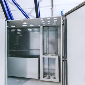 Kabinet medis baja tahan karat tersedia untuk ruang pembersih mulus OEM bubuk fabrikasi logam lembaran kabinet industri kustom - Product Image 2