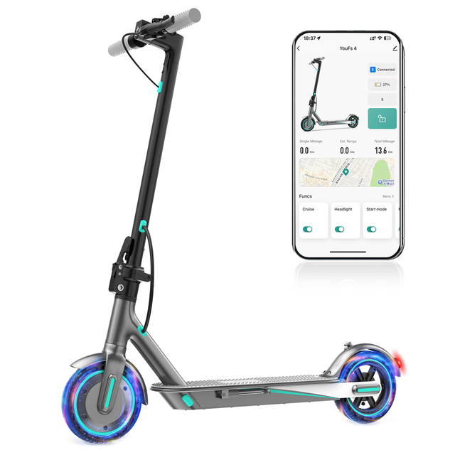 Foldable Adult Electric Scooter 250W Motor 8.5 Inch Honeycomb Tire 21 Miles Range 16MPH Portable City Commuter E Scooter