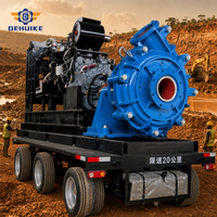 Pompe centrifuge horizontale pour boues 75 kW A05 avec turbine à revêtement en alliage de chrome haute résistance à l'abrasion pour résidus miniers CE ISO