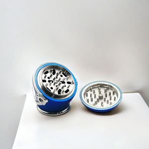 2024 New Product Cute Fashion Helmet Portable Crusher <b>Grinder</b> Herb China Wholesale Zinc Alloy Herb <b>Grinder</b> With Mix Color - Product Image 2