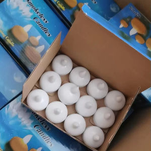 सस्ती कीमत वाटरप्रूफ कार 2032 बैटरी संचालित इलेक्ट्रिक फ्लैमेलेस वोइटेड मोमबत्तियां पानी में - Product Image 1