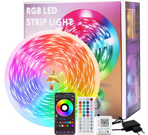 ไฟ LED แบบเส้น 5 เมตร 24 โวลต์ 5050RGB แบบปรับแต่งได้ 60 หลอด/เมตร IP65 กันน้ำ สำหรับตกแต่งกลางแจ้ง งานปาร์ตี้ งานเทศกาล - Product Image 4