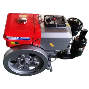 Mini motor doméstico r180, forte potência 7hp, um cilindro, quatro tempos, água de resfriamento, motor diesel