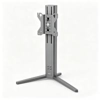 Elektrisch Höhenverstellbarer Monitorständer Intelligenter Ergonomischer Schreibtisch-Monitorhalter mit Kabelloser Ladestation für Home Office