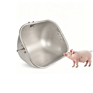 304 Stainless Steel Sow Feeding <strong>Trough</strong> Thickened Flip Pig Feed <strong>Trough</strong> for Farrowing Crate Gestation Stall Feeder <strong>Trough</strong> - Product Image 1