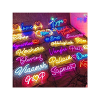 Lettres lumineuses décoratives personnalisées Winbo, néons LED en acrylique, enseignes néon pour mariage et fête, vente chaude du fabricant