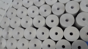 Rotolo di Carta Autocopiante su Misura a 3 e 4 Strati per Contatori di Acqua, Gas ed Elettricità, ATM, POS 76x70mm - Product Image 2