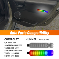 Vente en gros de lumière de courtoisie pour panneau de porte à LED de voiture Canbus Design RGB pour Chevrolet/SILVERADO/TAHOE/SUBURBAN 1995-1999