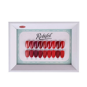 Kit de vernis à ongles en gel UV à effet dégradé, couleur <span class=keywords><strong>bleu</strong></span> <span class=keywords><strong>marine</strong></span> fluorescente, haute pigmentation, Robifel Nail Supplies, vente en gros - Product Image 2