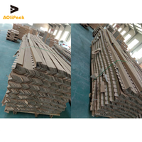 Protection d'angle en carton ondulé recyclable en papier kraft pour palettes - Offre Spéciale