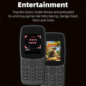 Super Offerta Cellulare 2G Sbloccato GSM Doppia SIM Senza Fotocamera Batteria Grande Cellulari Sbloccati <span class=keywords><strong>Mini</strong></span> Cellulare 106 - Product Image 3
